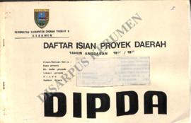 DIPDA Proyek penyuluhan/pembinaan peternakan di Kabupaten Kebumen