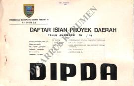 DIPDA Proyek pengembangan wilayah kecamatan terpadu di perwakilan kecamatan prembun