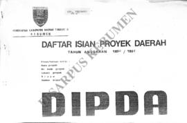 DIPDA Proyek pengembangan wilayah kecamatan terpadu Di Kecamatan Sruweng